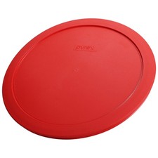 Pyrex 7404-PC (4.5Qt) Poppy Red Food Storage Replacement Lid - Made in USA