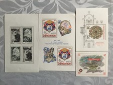 Lot de 10 blocs- feuillet avec tirage privé du Monde neufs.