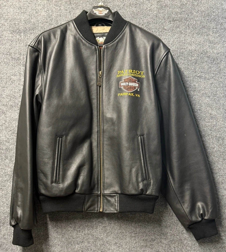 Harley Davidson Bomber Jacket In Men's Coats & Jackets for sale | eBay