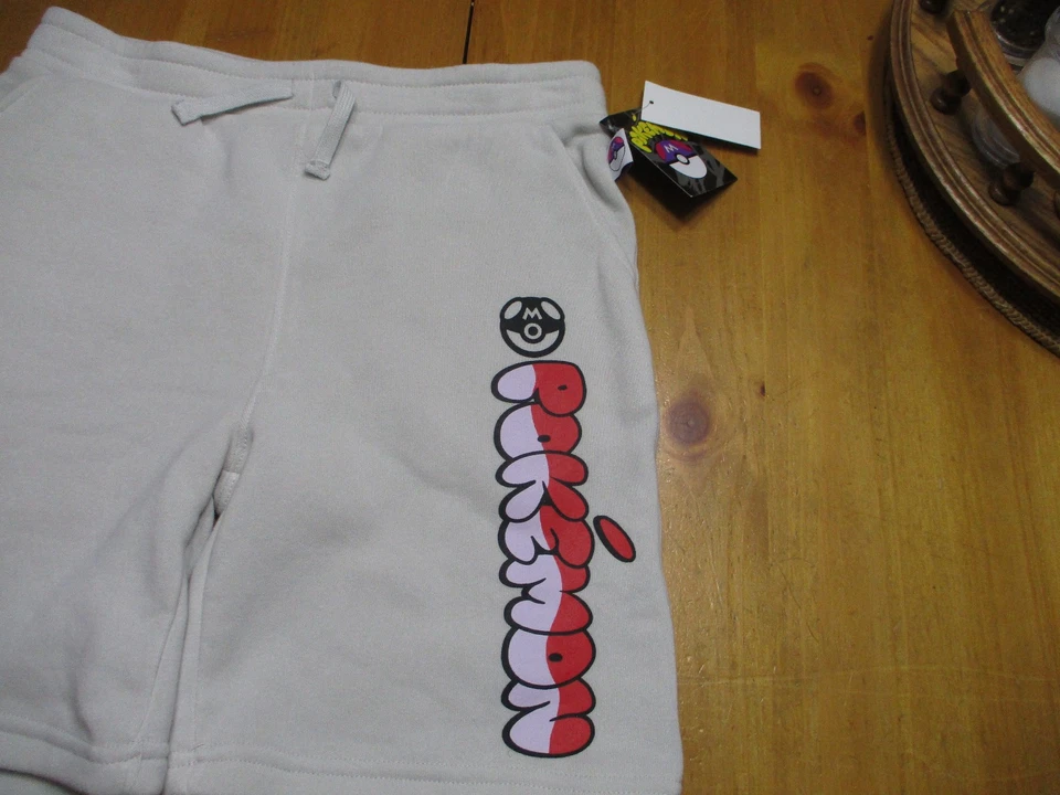 Pantalones Cortos Polares Pokemon Nuevos con Etiquetas, Ropa Híbrida, Cintura Elástica y Cordón XL Niños Foto 3 de 4
