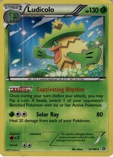 Ludicolo Reverse Holo Holo Rare XY - Primal Clash 12/160 HP