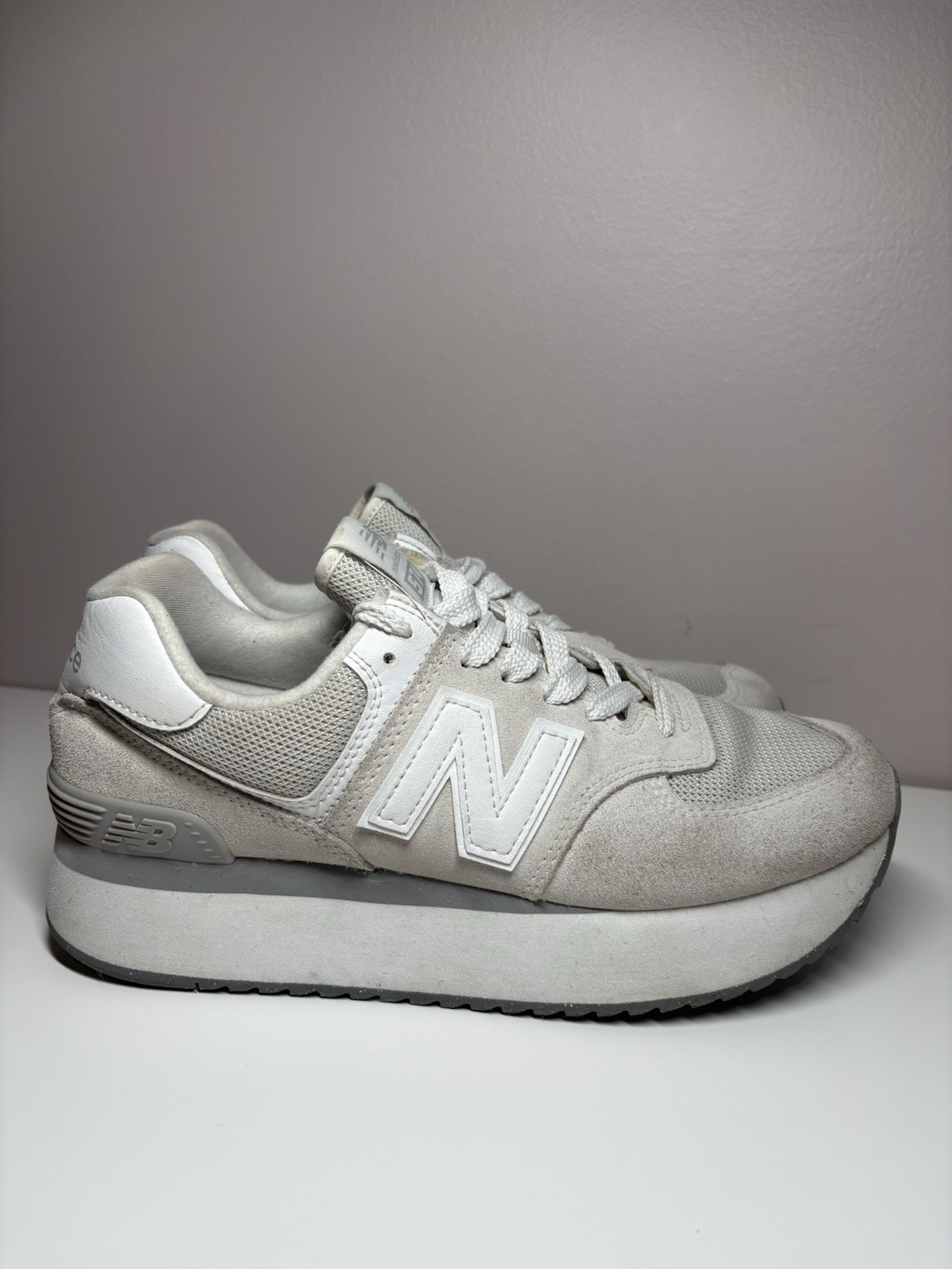 New Balance 574+ Reflection Platform Sneakers Wom… - image 2
