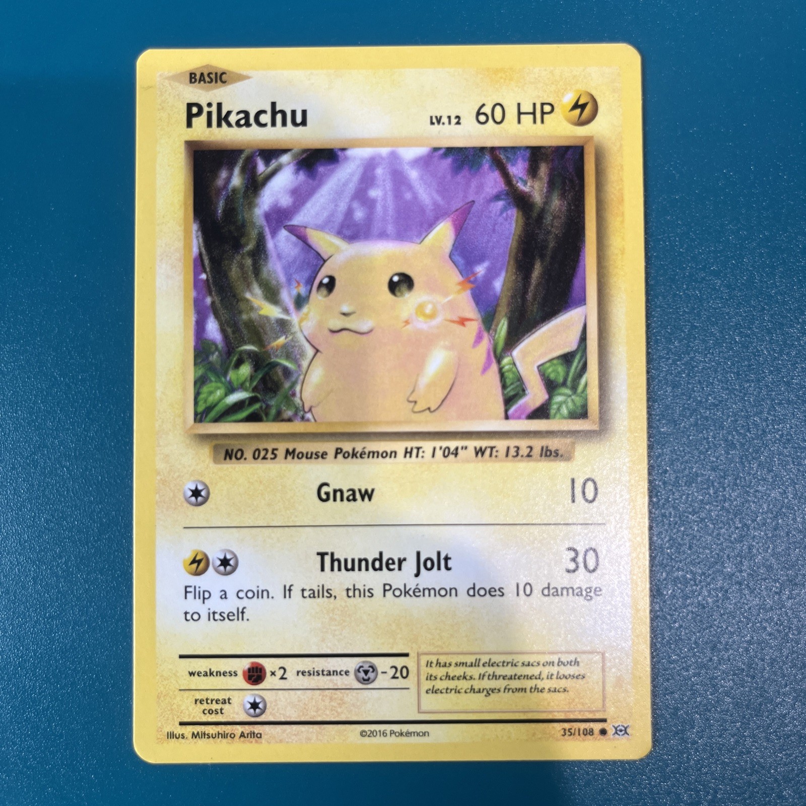 Pikachu Normal Common XY - Evolutions 35/108 NM