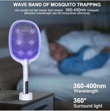 Electric Mosquito Swatter Size:245x50x535mm