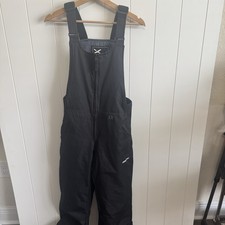 Arctix Womens Black Ski Snow Bib Pants Insulated Adjustable Winter Snowboard S/P