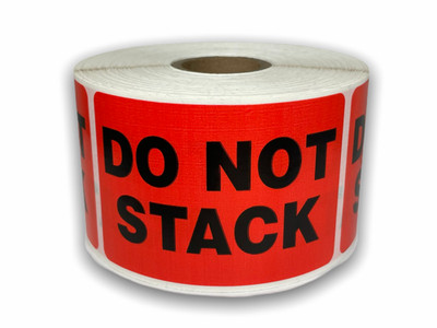 Shipping Labels 2x3 Do Not Stack Permanent Adhesive Labels 2 RLS of 300 EA