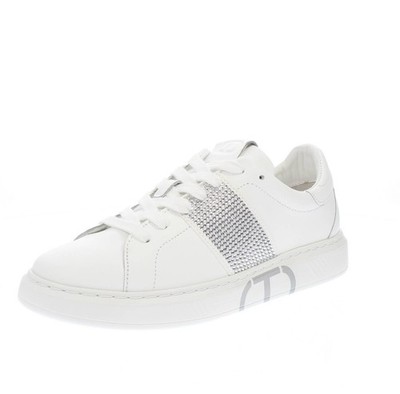 Twinset Sneaker low Leder weiß - Damen Schuhe Sneaker elegant und schick