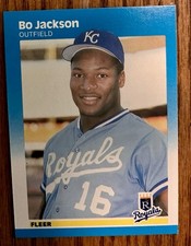 Bo Jackson ~ 1987 Fleer #369 ~ Rookie Card. rookie card picture