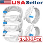 For iPhone 17/16/15 Samsung 60W USB-C to USB C Cable Fast Charger PD Cord Lot