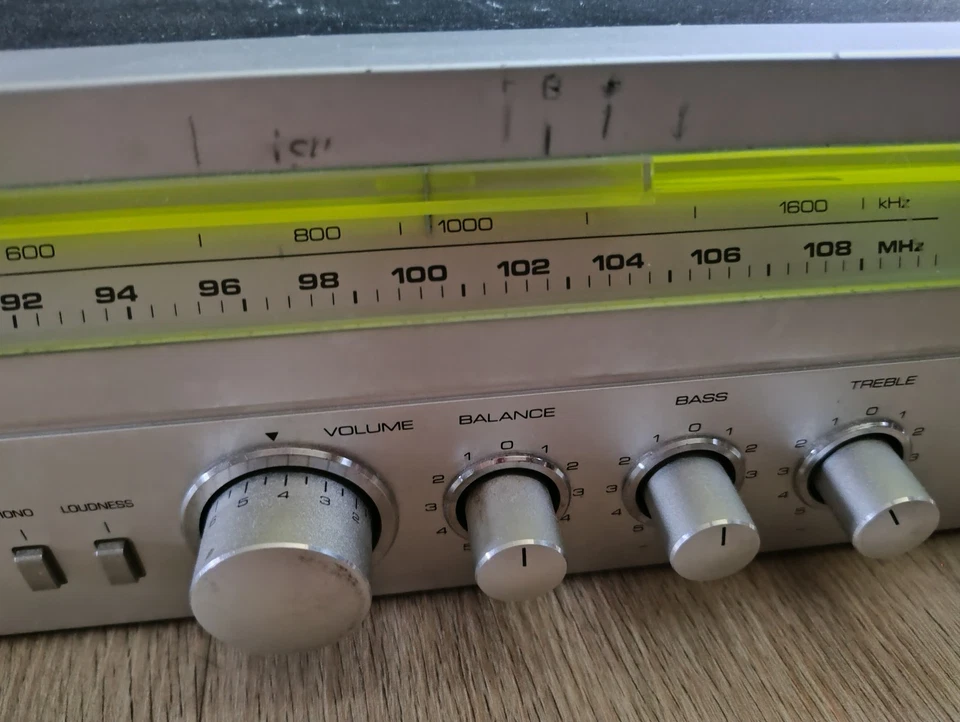Telefunken Receiver RR100 silber 80er Jahre Baustein Vintage Kult - Bild 2 von 4
