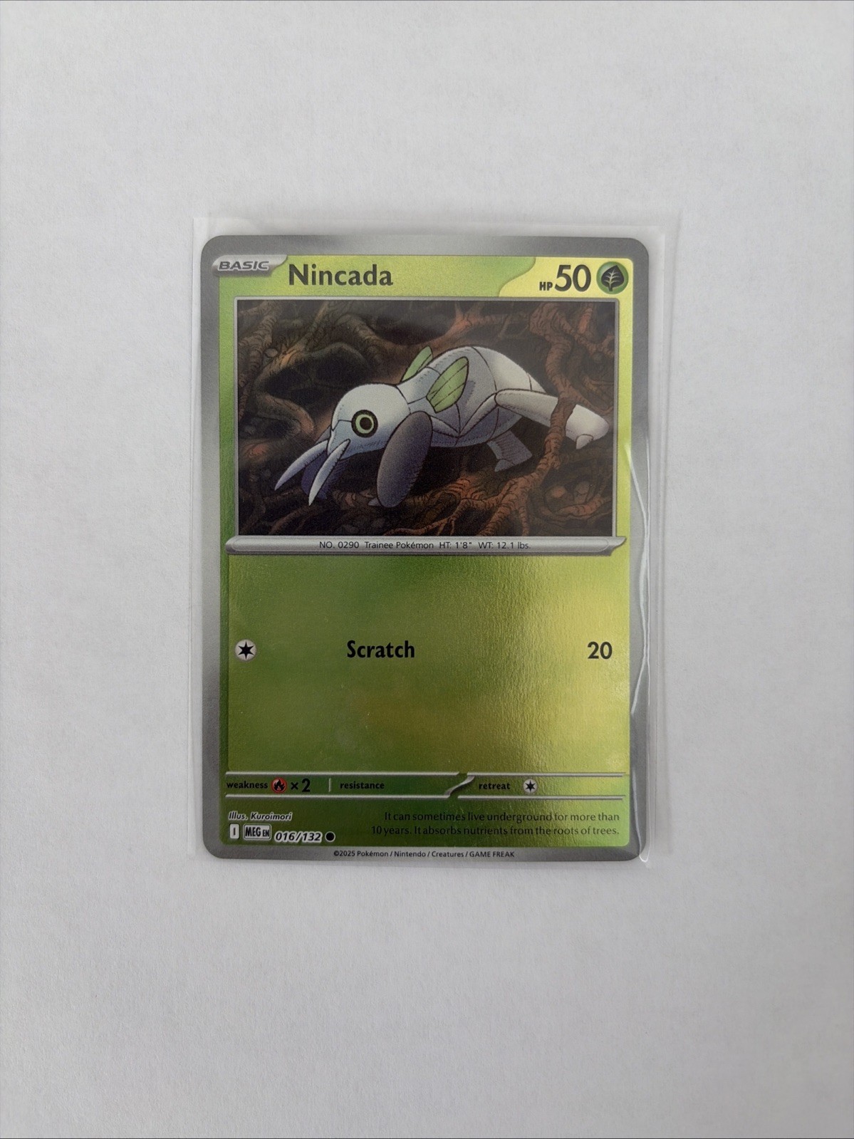 Nincada 016/132 Me01: Mega Evolution Reverse Holo