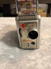 Vintage KODAK Brownie 8 MM Model 2 No. 77 Movie Camera Original Box  LEATHER