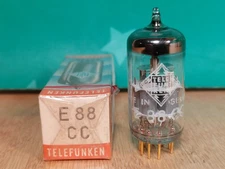 Perfectly Balanced Telefunken E88CC 6922 NOS NIB Gold Pin SEALED Vacuum Tube