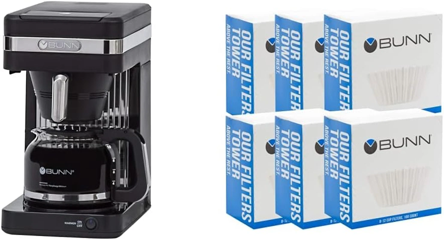 Speed Brew Elite 10-Cup Coffee Maker with 100 Coffee Filters Bundle