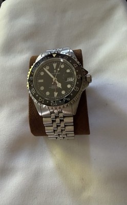 Steinhart GMT Ocean 1 Black 42mm Ceramic Men s Diver Watch 103-0883