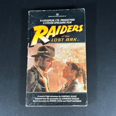 Vintage 1981 RAIDERS of the LOST ARK by Campbell Black FIRST EDITION Paperback