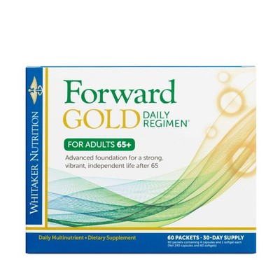 Dr. Whitaker's Forward Gold Multi-Nutrient Vitamin Supplement for Adults 65+