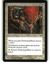 Magic the Gathering - Tempest Flickering Ward 19 Uncommon 1997