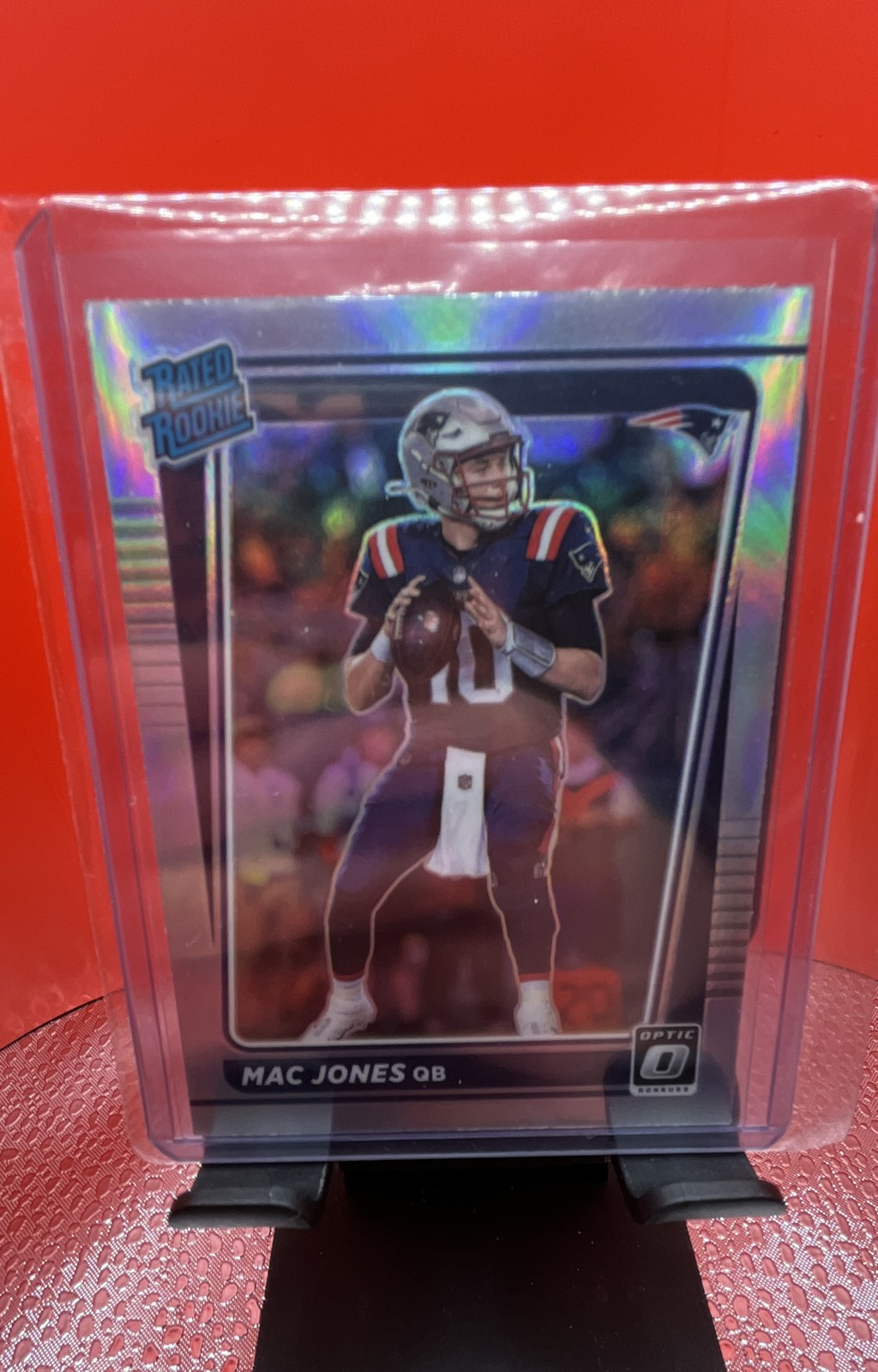 2021 Panini Donruss Optic - Rated Rookie Mac Jones #206 Holo Prizm (RC)