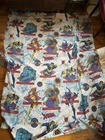 Vintage 90s X Men Flat Sheets, Size Twin, Marvel Comics Bedding Fabric 1994