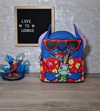 Loungefly Disney Stitch Tropical Holiday Lenticular Eyes Backpack BNWT