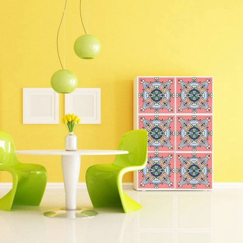 (Type 3 )10Pcs/Set 15x15cm Unique Pattern Tile Sticker Decorative Floor - Picture 6 of 11