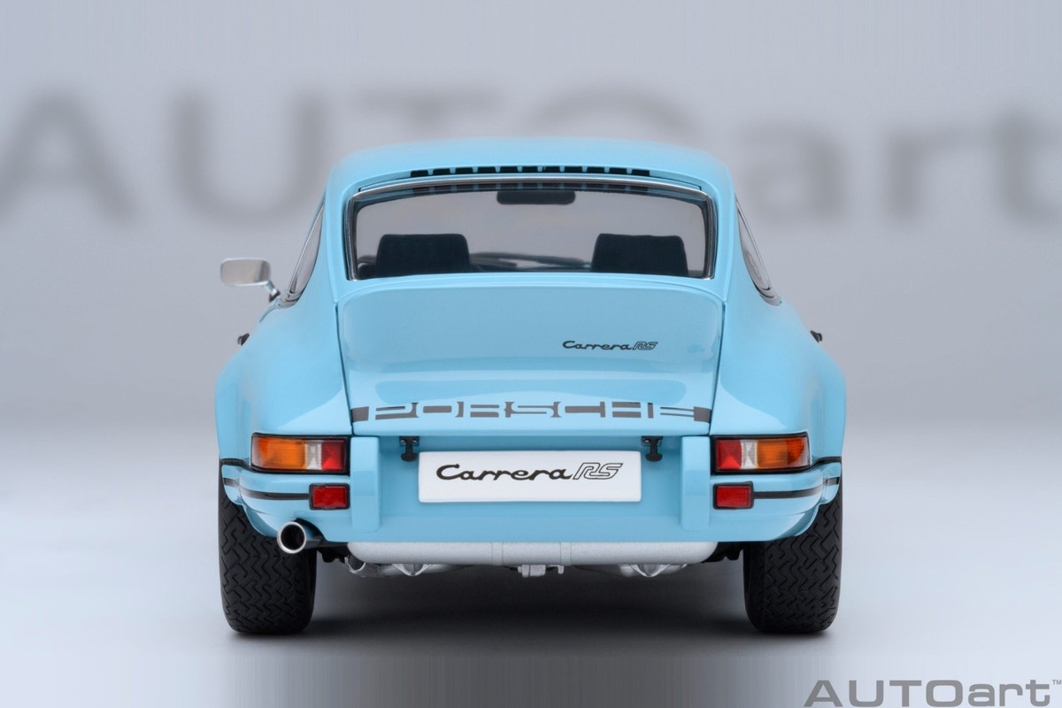 1/18 AUTOart PORSCHE 911 CARRERA 2.7 RS GULF BLUE w/BLACK STRIPES