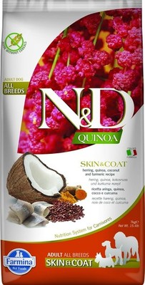 Farmina N&D Functional Quinoa Skin & Coat Herring Dry Dog Food 15.4 Pounds