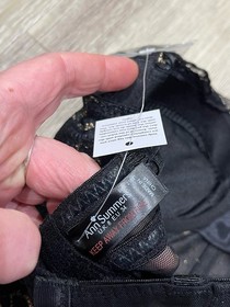 Ann Summers Dark Romance Black & Gold Boned Corset Basque 8 - Retro Vintage