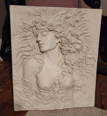 Polyresin Wall Decor /  Ophelia's Desire / Sarah Bernhardt / by Design Toscano