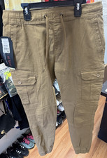VERTICAL SPORT COLLECTION KHAKI CARGO TWILL JOGGER SIZE-US-2XL