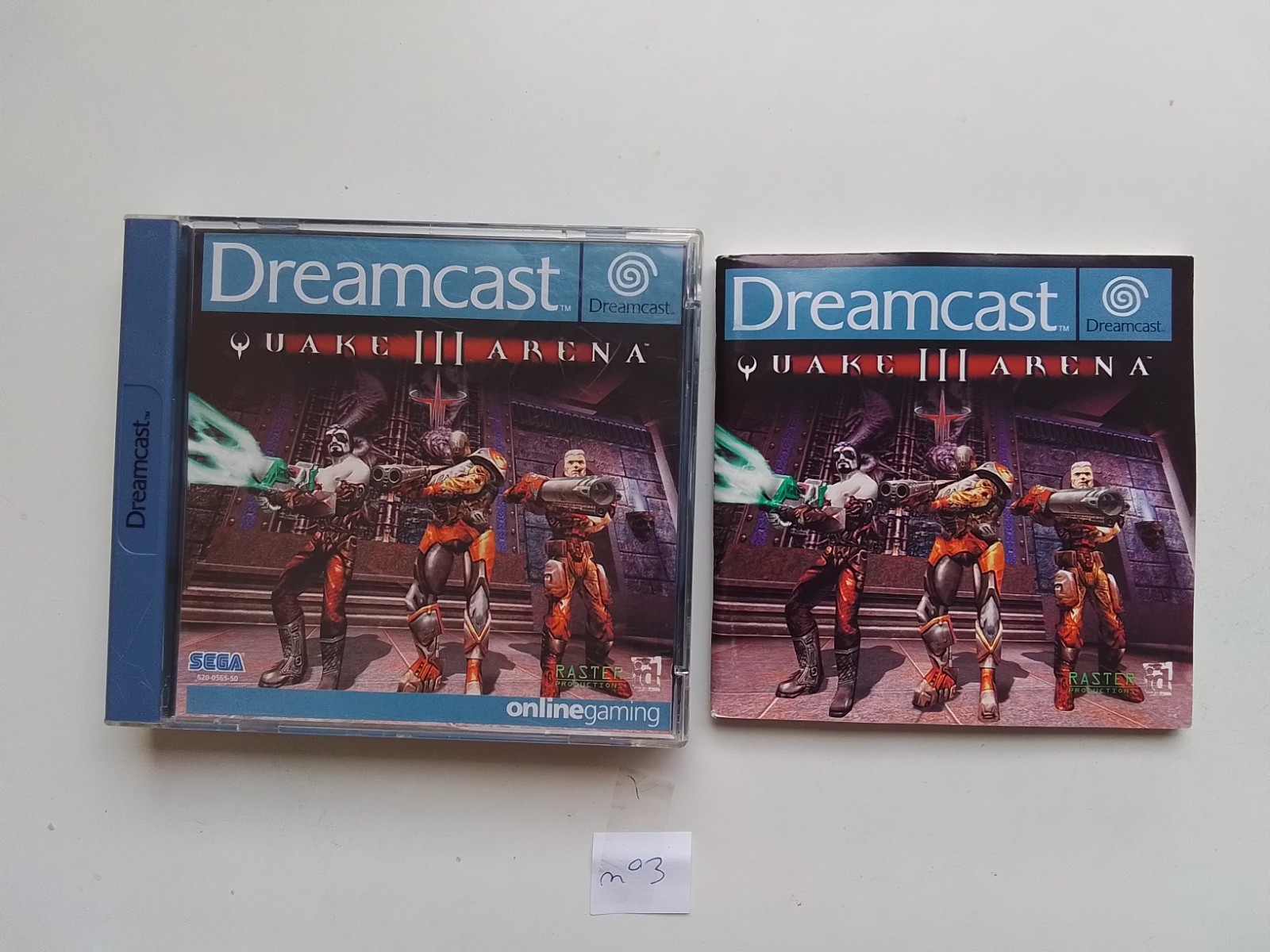 Quake 3 (III) Arena Complet sur SEGA Dreamcast !!!