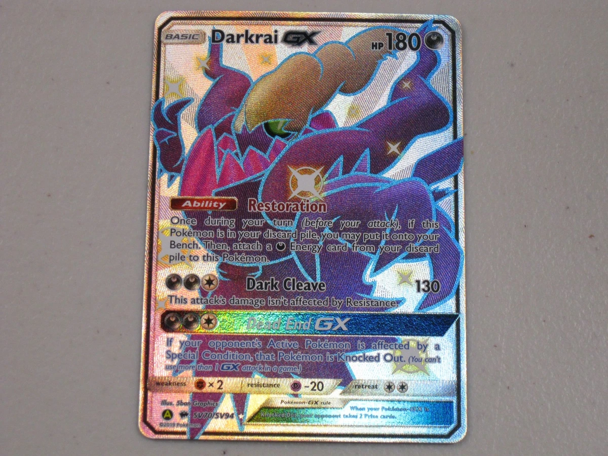 Darkrai GX SV70/SV94 Hidden Fates: Shiny Vault for sale | eBay