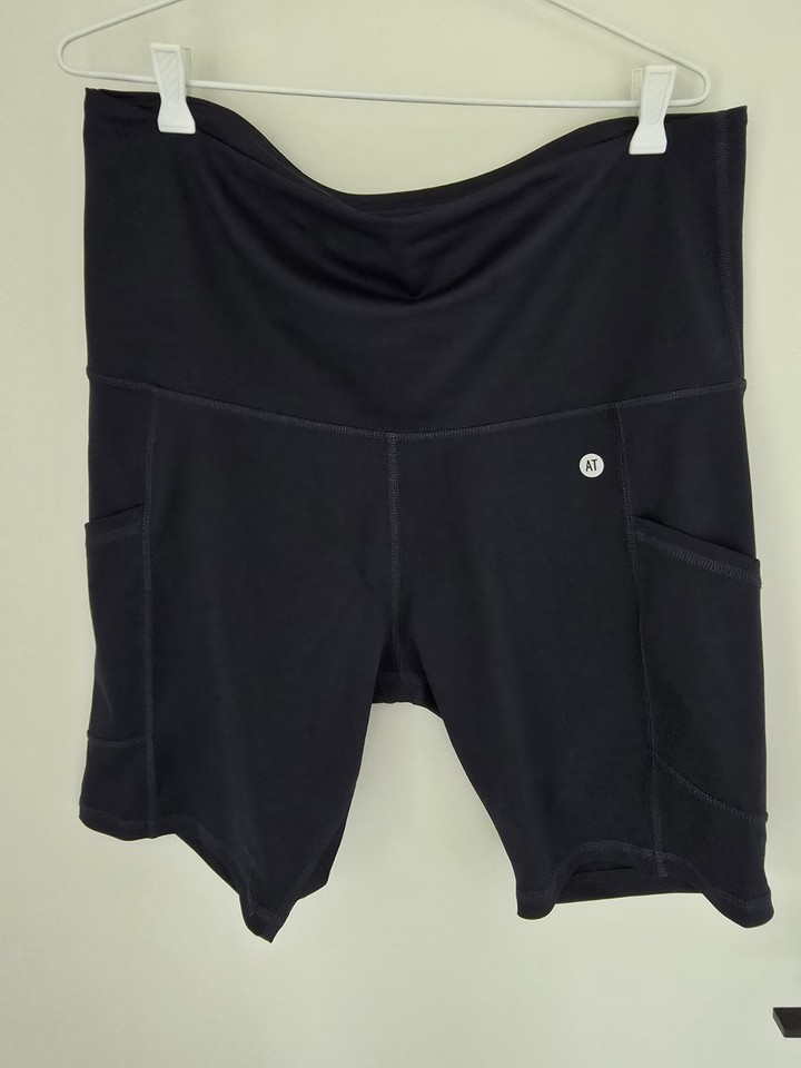 ACTIVE TRUTH women's bike shorts tights Navy Size 2XL AS NEW