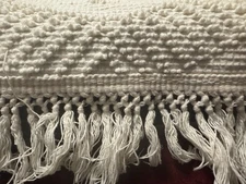 1950s Bates George Washington’s Choice Chenille Cotton King Bedspread – USA Made