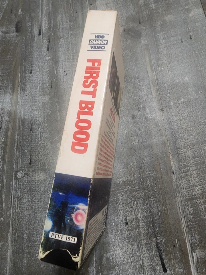 FIRST BLOOD (1982 VHS) RAMBO Sylvester Stallone, Brian Dennehy HBO CANNON VIDEO - Image 4 of 4