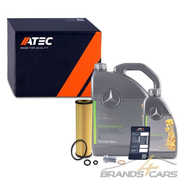 Atec ÖLFILTER+6L 5W-30 MotorÖL FÜR Mercedes C Eklasse W203 W204 W211 W212 SLK-image