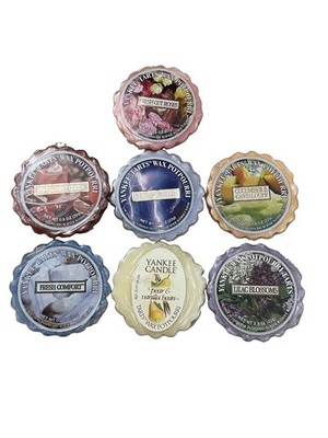Assorted LOT OF 7 Yankee Candle Potpourri Tarts Candle Wax Melts - FREE SHIP!
