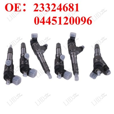 6XFuel Injector 23324681 0445120096 For Volvo Penta D6-310 D6-330 D6-370 D6-435.