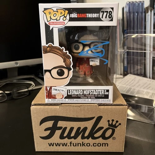 Funko Pop! #778 BBT Leonard Hofstadter, signed Johnny Galecki, Beckett COA