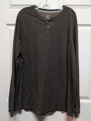 Vtg  George  Men's Green Shirt  Size  XL  NWT  Long  Sleeve    2  Snap 