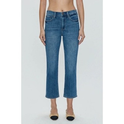 Pistola Monroe Crop High Rise Cigarette Slim Jeans Size 28