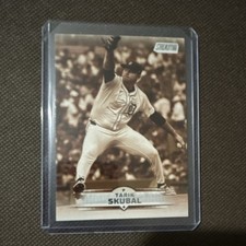 Topps 2025 Stadium Club Sepia Tarik Skubal #67 Detroit Tigers Baseball Card