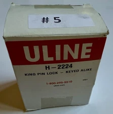 ULINE H-2224 Semi Trailer King Pin Cylinder Lock Keyed Alike with 2 Keys