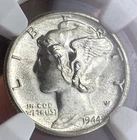 1944-D ~ MERCURY SILVER DIME ~ NGC MS65 ~ BROWN LABEL