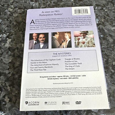 PBS Agatha Christie's Poirot DVD Box Set Series 1 Brand New Sealed
