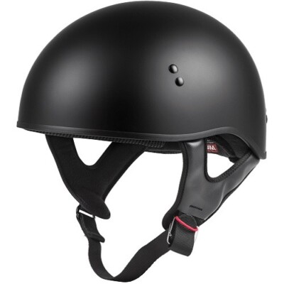 GMAX - HH-45 Matte Black Half Shell Helmet (choose your style) | eBay