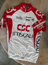 CSC Tiscali - Look, Cycling Jersey by Castelli, SizeEuro Large, US Medium
