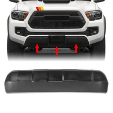For 2016-2023 Toyota Tacoma Black Front Bumper Lower Valance Panel Skid Plate