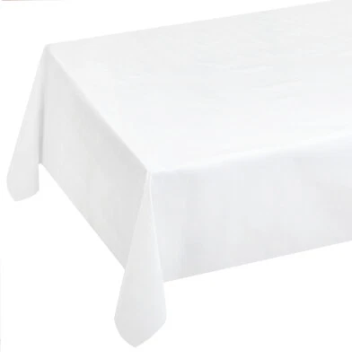 ARREDIAMO INSIEME S.R.L. Tovaglia Cucina Antimacchia Tela Cerata Bianca Neutra Plastificata Su Misura